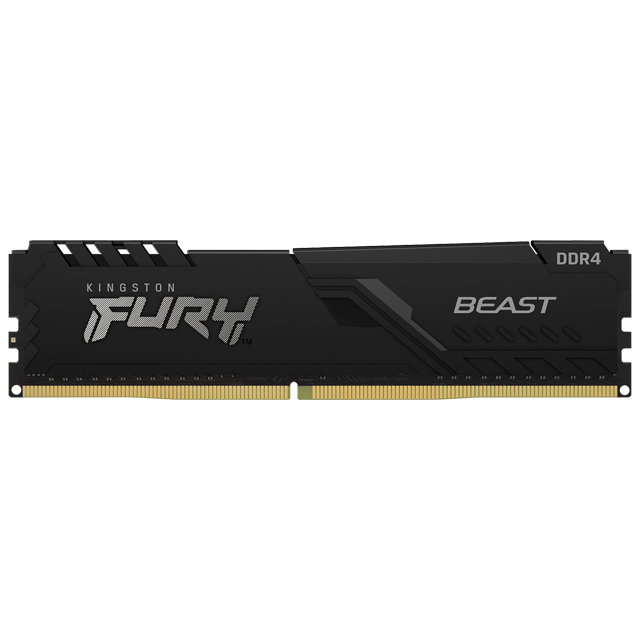 Memoria RAM DDR4 32GB 1X32 3200MHz Kingston Fury Beast 1 Modulo Negro