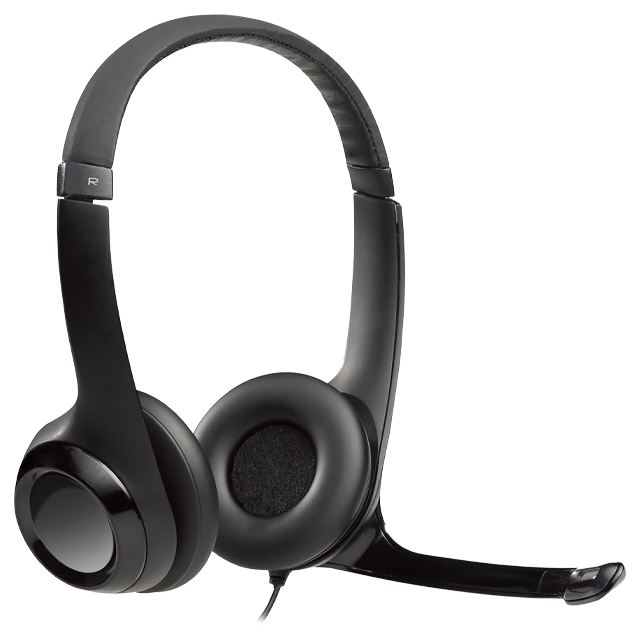 Diadema Logitech H390 Negra / USB / Microfono / Ideal para Call Center / 981-000060