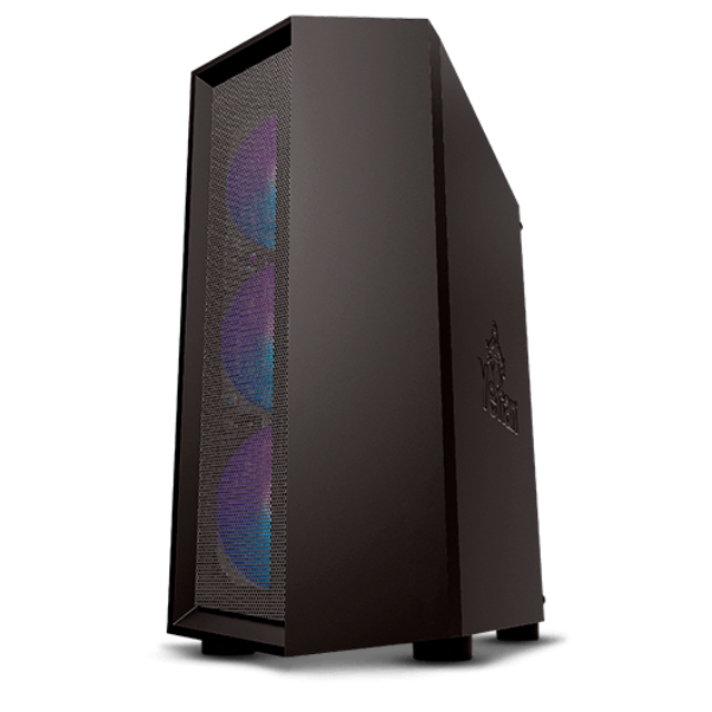 Gabinete Gamer Yeyian Ventle Master / ATX / Incluye 3 ventiladores rgb / YCH-ATAB-01BK