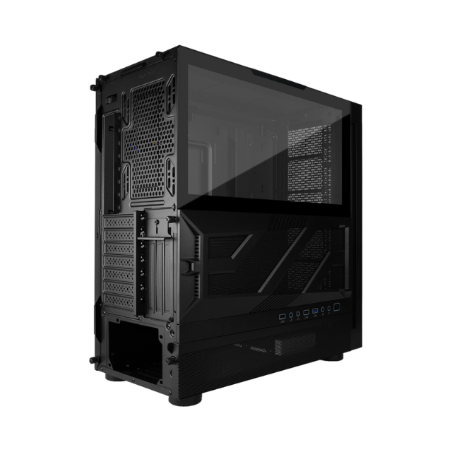 Gabinete Gamer Game Factor CSG800 Black / Atx / Cristal Templado / Filtro Para Polvo / Usb 3.0 / Negro / CSG800