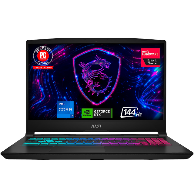 Laptop Gamer MSI Katana 15 B13V / Intel Core I7-13620H / RTX 4060 8GB / 16GB RAM / 1TB SSD / Pantalla 15.6" FHD IPS Level 144hz / Windows 11 Home