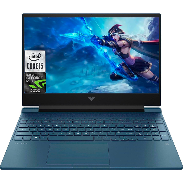Laptop Gamer HP Victus 15 / Intel Core I5-13420H / RTX 3050 6GB / 8GB RAM DDR4 / 512GB SSD / Pantalla 15.6" FHD IPS LED 144HZ / W11 / Promocion