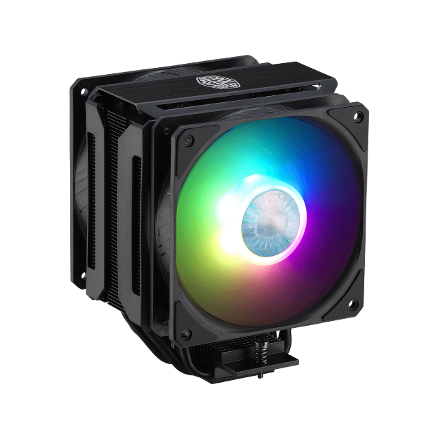 Disipador para CPU Disipador y Ventilador Led RGB para Procesador Cooler Master MasterAir MA612 STEALTH ARGB - 120mm X2 Intel y AMD / MAP-T6PS-218PA-R1