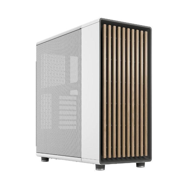 Gabinete Fractal North / Chalk White / Mid-Tower / Mesh / 2 Ventiladores Incluidos / ATX, Micro ATX, Mini ITX Motherboard Supported / FD-C-NOR1C-03