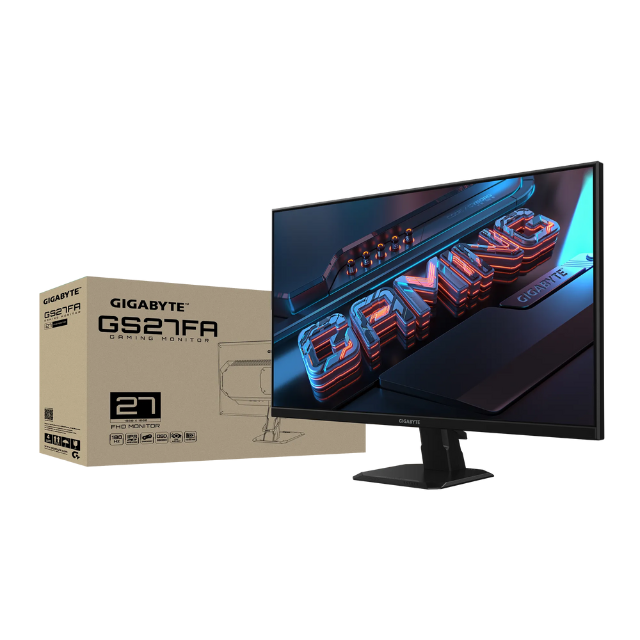 Monitor Gamer Gigabyte 27 Gaming GS27F / HDMIx2 - DP / 1ms / 180Hz / IPS / FHD / AMD FreeSync