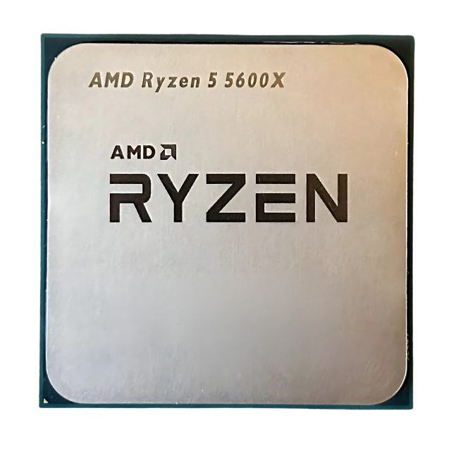 Procesador AMD Ryzen 5 5600X / 6 Core / 12 Thread / 3.7GHz / 4.6GHz Boost / TDP 65W / Wraith Stealth / (Requiere Tarjeta de Video) 