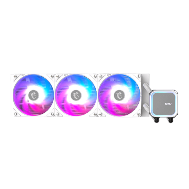 Enfriamiento Líquido MSI MAG CORELIQUID A13 / 360MM /3x120mm / Hasta 2000RPM / Blanco / MAG CORELIQUID A13 360 WHITE