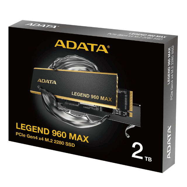 Unidad de Estado Sólido Adata Legend 960 MAX NVMe / 2TB / PCI Express 4.0 / M.2 / ALEG-960M-2TCS