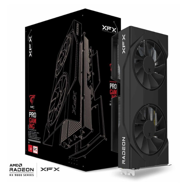 Tarjeta de Video XFX SWITF RX 9060 XT OC GAMING / 16GB GDDR6 / 128-bit / DisplayPort / HDMI / RX-96TSW16BQ / SOLO VENTA EN ENSAMBLE