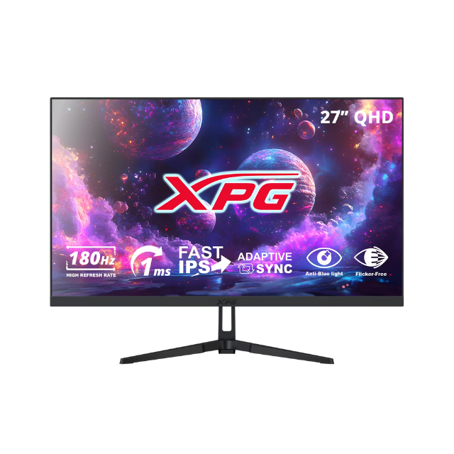 Monitor Gamer XPG RIFT R27Q8 / 27 /2560x1440 / 180Hz / HDMI/DisplayPort / Negro / RIFT R27Q8 BK C MX / IPS