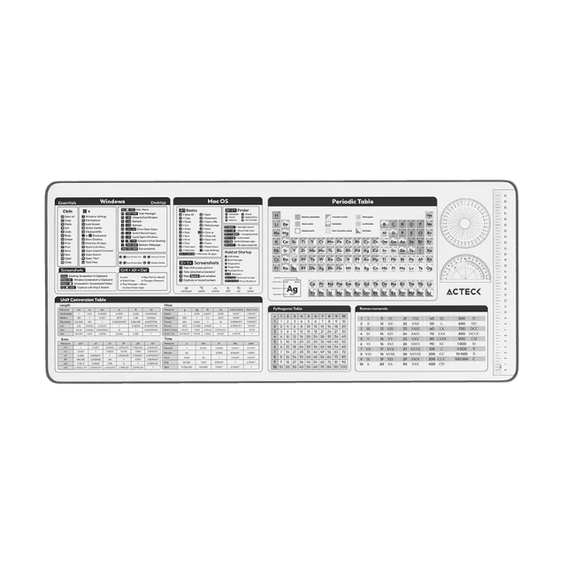 Mouse Pad Vibe Flow Tools MT494TH ACTECK Advanced Series Tela + Goma, Medidas 80cm x 35cm