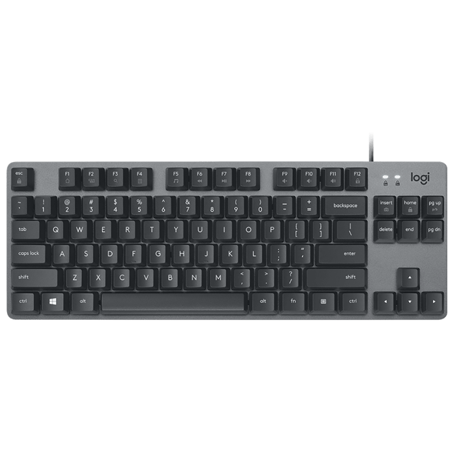 Teclado Mecánico Gamer Logitech K835 TKL Black / Alámbrico / Switch Blue / Led White / Ingles / 920-010085 / gamerdays