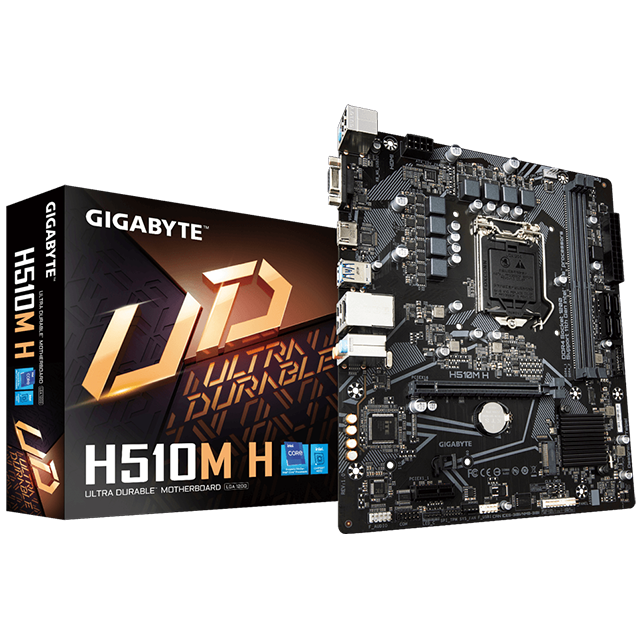 Tarjeta Madre Gigabyte H510M H V2 Socket LGA1200 Intel H510 Micro-ATX / DDR4 / Intel Core 11th Generación