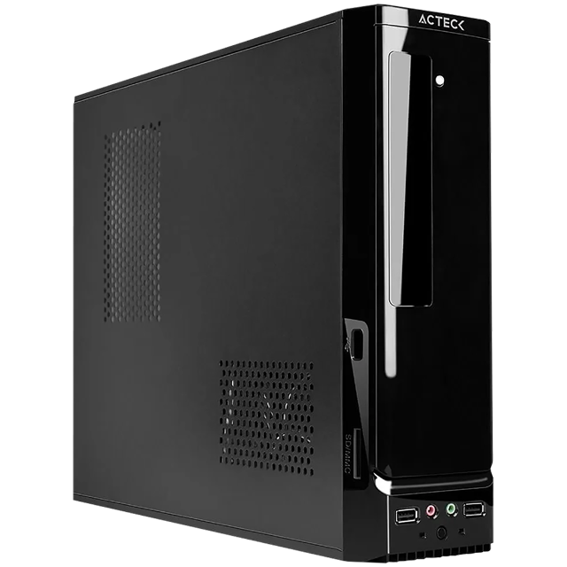 Gabinete Acteck Slim Atom AC-92904 / Black / Micro ATX / Fuente 450W