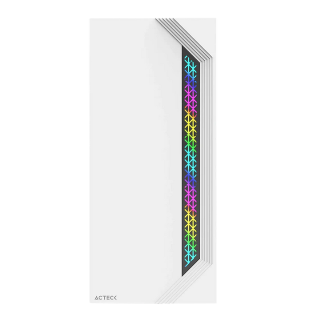 Gabinete Acteck Viken GM434 / Blanco / Fuente incluida 500W / Mid Tower / Advanced Series