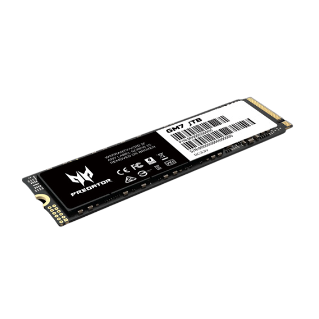 Unidad de Estado Sólido Acer Predator GM7 NVMe / 1TB / PCI Express 4.0 / M.2 / GM7-1TB