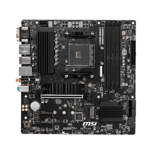 Tarjeta Madre MSI B550M PRO-VDH WIFI / AM4 / AMD RYZEN 3000 SERIES / Micro-ATX 