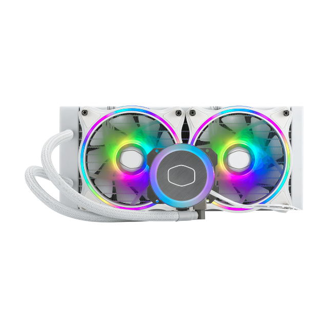 Sistema de Enfriamiento Liquido AIO Cooler Master Masterliquid ML240 Illusion White / RGB / 240mm / Intel y AMD / MLX-D24M-A18PW-R1 /