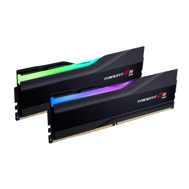 Memoria RAM 32GB DDR5 GSkill Trident Z5 RGB 6000Mhz Negras / Kit 2x16GB / F5-6000J4040F16GX2-TZ5RK