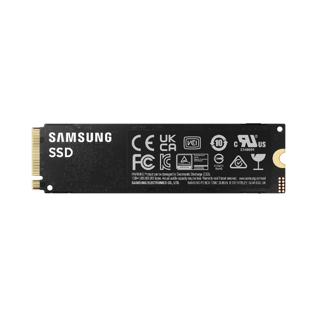 Unidad de Estado Solido SSD NVMe M.2 Samsung 990 Pro, 2TB, 7,450/6,900 MB/s, PCIe 4.0 - MZ-V9P2T0B/AM