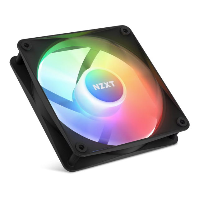 Ventilador NZXT F120 RGB / 120mm / 500-1800RPM / Negro / 3 Piezas / RF-C12TF-B1