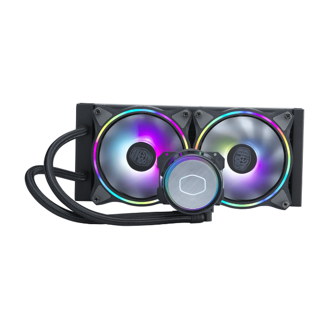 Sistema de Enfriamiento Liquido AIO Cooler Master Masterliquid ML240 Illusion / RGB / 240mm / Intel y AMD / MLX-D24M-A18P2-R1