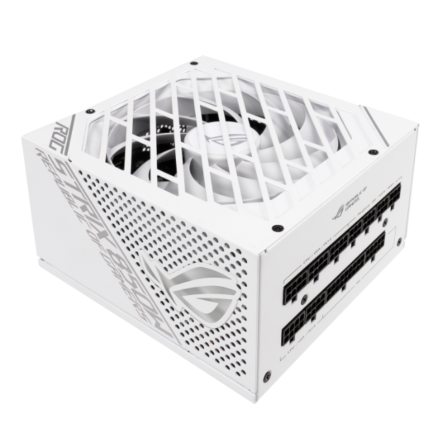 Fuente de poder Asus ROG Strix 850W WHITE / 80 Plus Gold Full Modular / ROG-STRIX-850W-WHITE