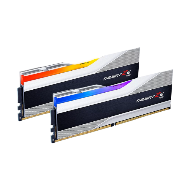 Memoria RAM G.Skill Trident Z5 RGB DDR5 / 6400MHz / 32GB (2x16GB) / Non-ECC / CL32 / XMP / Blanco / F5-6400J3239G16GX2-TZ5RS