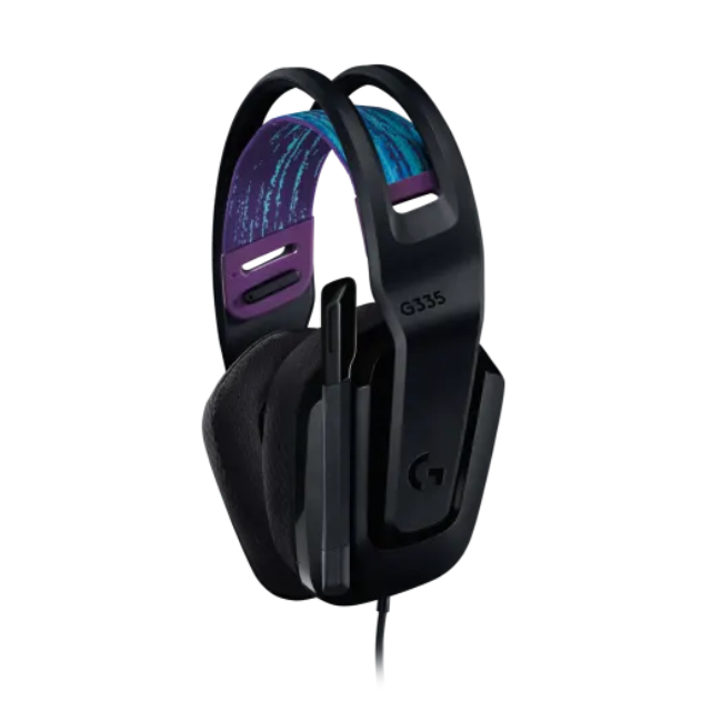 Diadema Gamer Logitech G335 Black / Microfono - 981-000977 