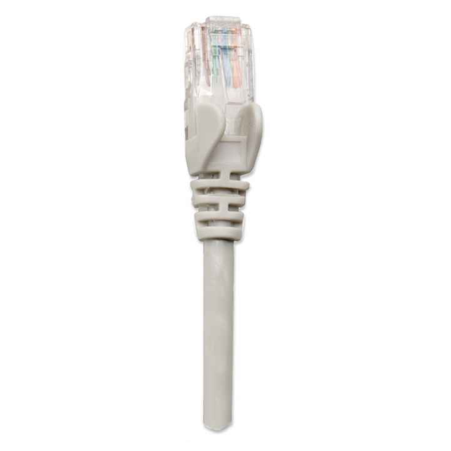 Cable de Red Cat5e UTP 15.0m Color Gris; Contactos con baño de oro para una mejor conexión