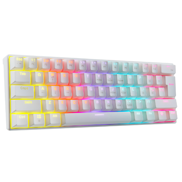 Teclado Gamer Mecanico XPG SUMMONER MINI Switch Blue / 60% / RGB / Español / USB / Blanco / SUMMONERMINI61BL-WHCES/