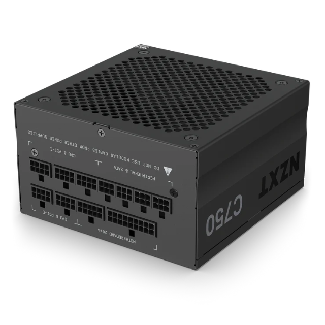 Fuente de poder NZXT C750 / 750W 80 Plus Gold Full Modular / PA-7G1BB-US