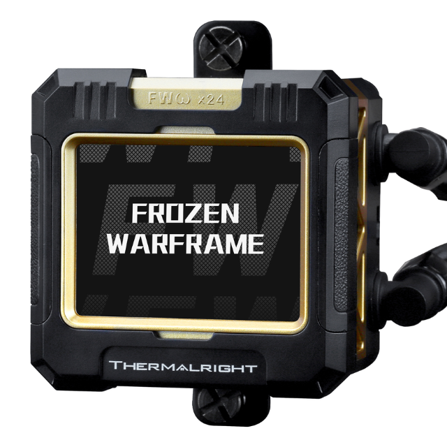 Enfriamiento liquido Thermalright Frozen Warframe 240 Black ARGB / negro/ 240mm/ AMD/ Intel