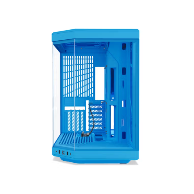 Gabinete Hyte Y70 / Midi-Tower, ATX/EATX/Micro-ATX/Mini-ITX / USB 3.0 / Sin Fuente / 1 Ventilador Instalado / Blueberry Milk / CS-HYTE-Y70-BM
