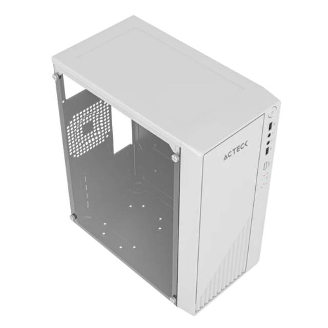 Gabinete Acteck Kioto GC220 / Micro ATX / Incluye Fuente de 500W / Blanco