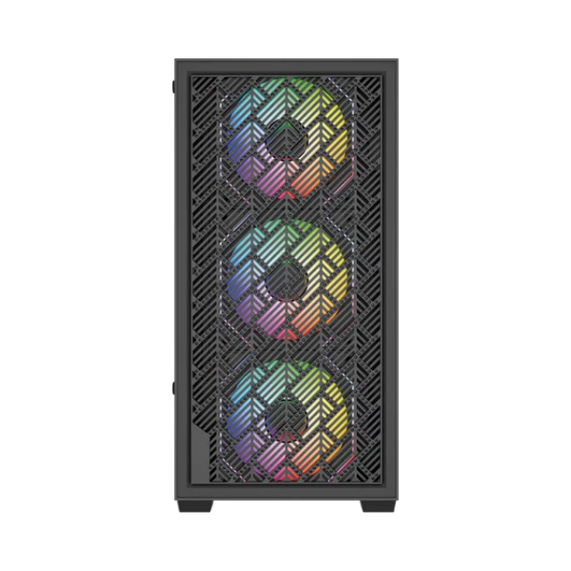 Gabinete Gamer Compact Mini Torre Nitrox Edge Aircool 4700A | Negro