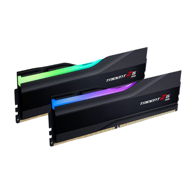 Memoria RAM G.Skill Trident Z5 RGB DDR5 / 6400MHz / 32GB (2x16GB) / Non-ECC / CL32 / XMP / Negro / F5-6400J3239G16GX2-TZ5RK/ SOLO VENTA EN ENSAMBLE