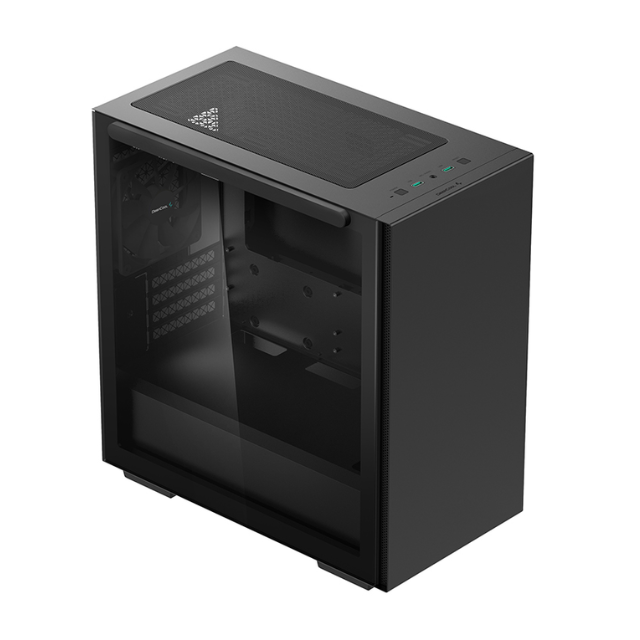 Gabinete Gamer DeepCool MACUBE 110 con ventana, Midi-Tower/ BLACK/ R-MACUBE110-BKNGM1N-G-1