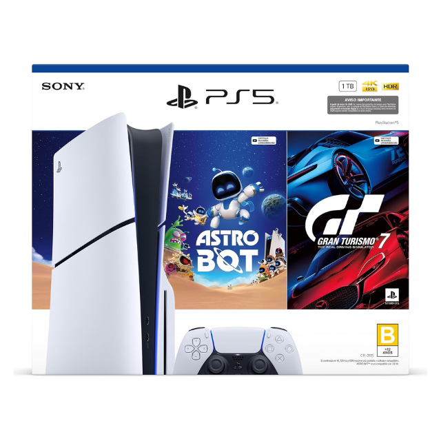Consola PlayStation 5 de 1 TB: ASTRO BOT y Gran Turismo 7, Modelo PS5STA-ASTRO - Standard Edition *VENTA EXCLUSIVA EN LINEA*