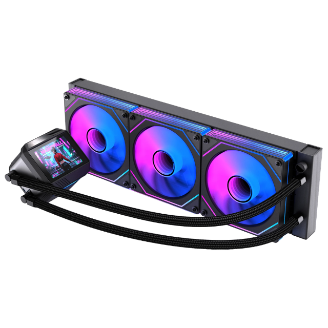 Enfriamiento Líquido NACEB VISION BOREAL / 3x120mm / Hasta 1800RPM / Negro / NA-0657N
