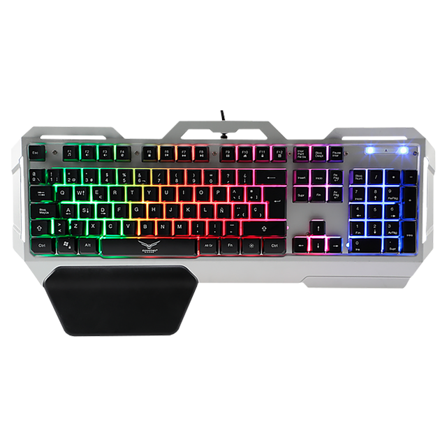 Kit de Teclado y Mouse Alambrico Gamer Naceb CYBORG / NA-0911 / Led multicolor