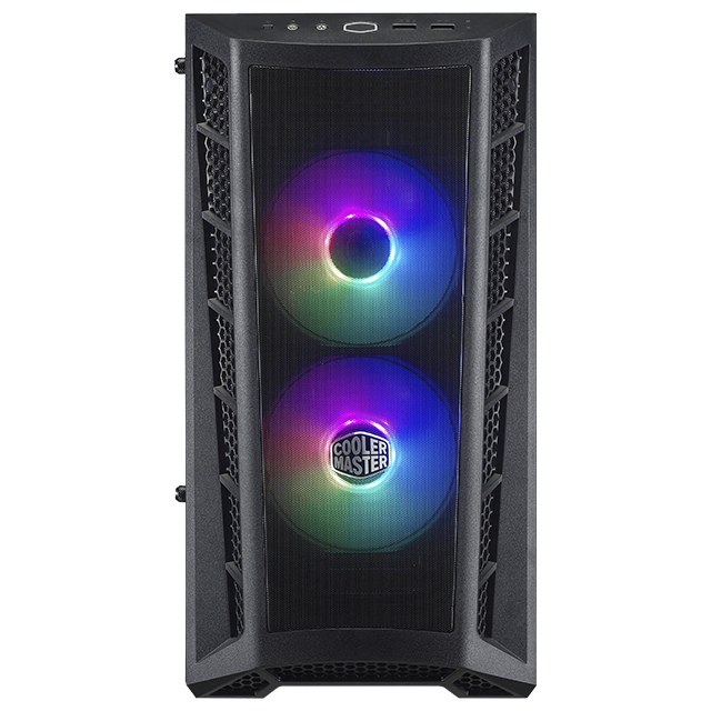 Gabinete Cooler Master Masterbox MB311L ARGB / Cristal Templado / 2 Ventiladores ARGB / Mini Torre / Micro-ATX / USB 3.0 / MCB-B311L-KGNN-S02