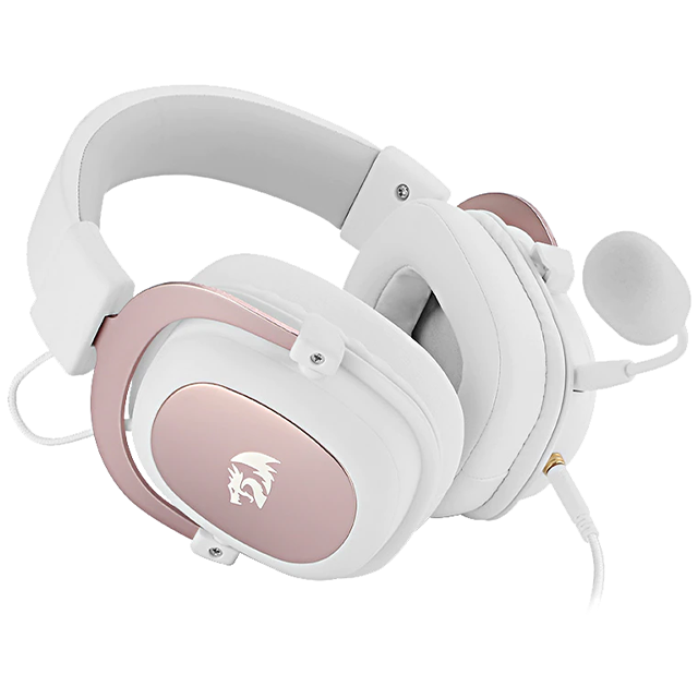 Diadema Gamer Redragon Zeus2 H510 / Blanco /Sonido envolvente 7.1 / Controladores de 2.087 in / Micrófono desmontable / PC / PS4/ PS3 / Xbox One / Series X / Switch/ gamerdays