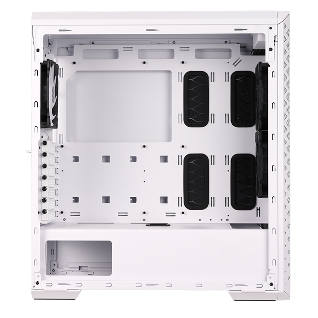 Gabinete XPG DEFENDER PRO White / Cristal Templado / ARGB LED / ATX / USB 3.0 / 3 Ventiladores ARGB Vento 120mm / Audio HD - DEEFENDER PRO-WHCWW