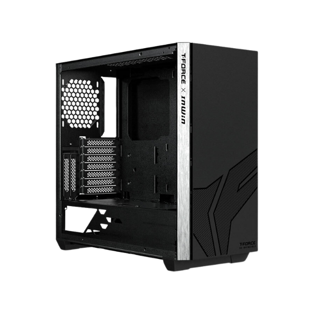 Gabinete Team Group T-FORCE x InWin 216 / Midi-Tower, ATX/EATX/Micro-ATX/Mini-ATX / Cristal Templado / USB 3.0 / Sin Fuente/ Sin Ventiladores Instalados / Negro / TG160502