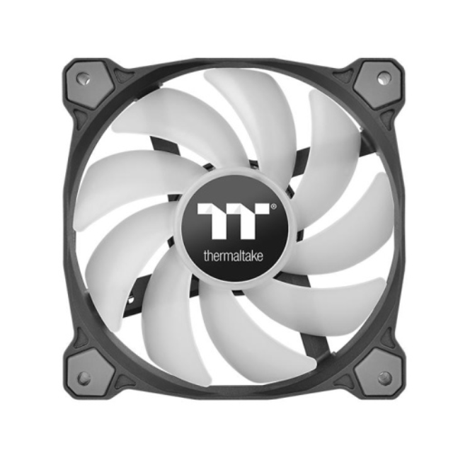 Kit de 3 Ventiladores Thermaltake Pure 12 ARGB Sync Radiator Fan TT Premium Edition / 3x120mm / Incluye controlador / Compatible con Aura Sync, etc. / CL-F079-PL12SW-A