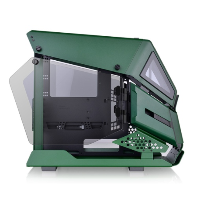 Gabinete Thermaltake AH T200 Racing Green / Micro ATX / USB 3.0 / Cristal Templado / Gamer / CA-1R4-00SCWN-00