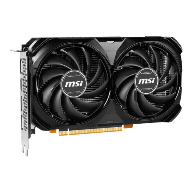 Tarjeta de Video MSI GeForce RTX™ 4060 VENTUS 2X BLACK 8G OC / 8GB GDDR6 / 128 bit / 3072 Cuda Cores / PCI Express® Gen 4 x 8 / DP / HDMI