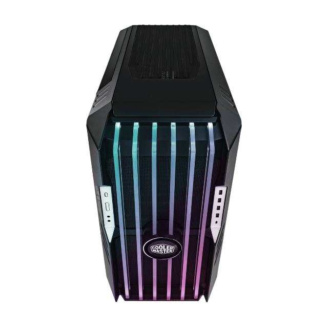 Gabinete Cooler Master HAF 700 EVO / E-ATX / Carcasa de policarbonato de alto flujo de aire con pantalla LCD personalizable IRIS / Panel frontal TG transpirable / Ventiladores ARGB / 1 USB 3.2 Gen 2 Tipo C, 4 USB 3.2 Gen 1 (3.0) / H700E-IGNN-S00