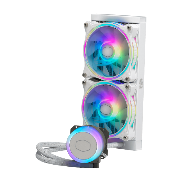 Sistema de Enfriamiento Liquido AIO Cooler Master Masterliquid ML240 Illusion White / RGB / 240mm / Intel y AMD / MLX-D24M-A18PW-R1 /